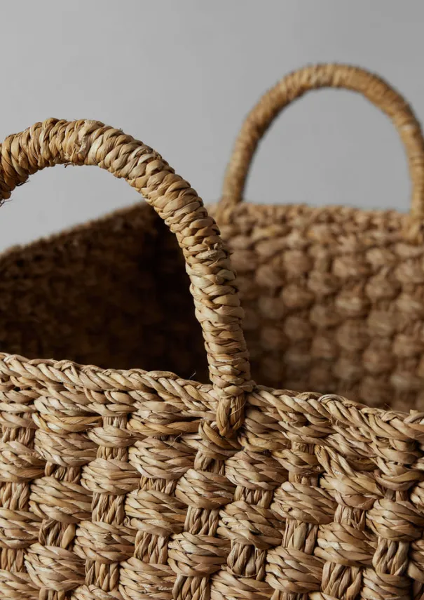 TOAST Baskets*Large Chatai Weave Hogla Basket
