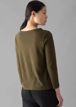 Women TOAST Jersey|Tops & Tees*Lia Garment Dyed Boat Neck Tee