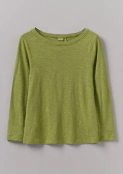 Women TOAST Jersey|Tops & Tees*Lia Garment Dyed Boat Neck Tee