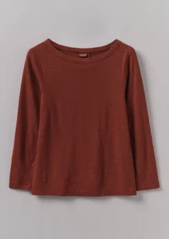 Women TOAST Jersey|Tops & Tees*Lia Garment Dyed Boat Neck Tee