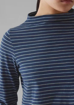 Women TOAST Jersey|Tops & Tees*Light Stripe Cotton Slub Tee