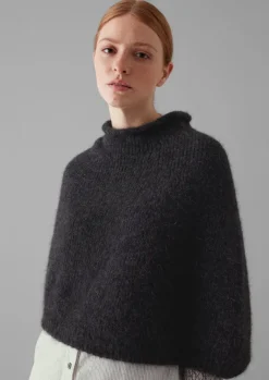 Women TOAST Hats, Scarves & Gloves|Knitwear*Lofty Alpaca Blend Knitted Poncho