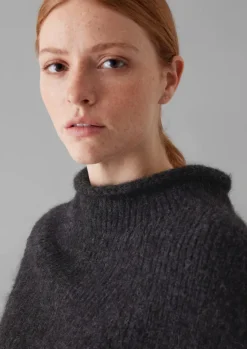 Women TOAST Hats, Scarves & Gloves|Knitwear*Lofty Alpaca Blend Knitted Poncho