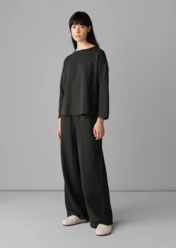 Women TOAST Jersey|Loungewear*Loopback Jersey Wide Leg Trousers