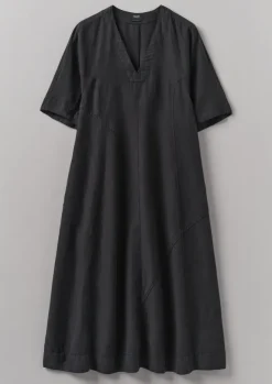 Women TOAST Linen|Dresses*Lyocell Linen Herringbone Panel Dress