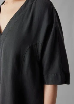 Women TOAST Linen|Dresses*Lyocell Linen Herringbone Panel Dress