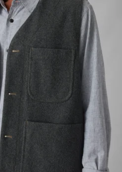 TOAST Coats & Jackets|Knitwear*Melton Wool Blend Gilet