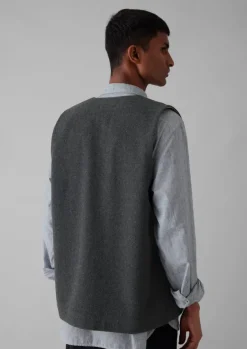 TOAST Coats & Jackets|Knitwear*Melton Wool Blend Gilet