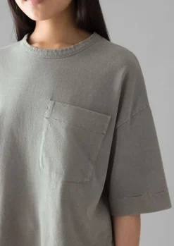Women TOAST Jersey|Tops & Tees*Mineral Dyed Cotton Boxy Tee