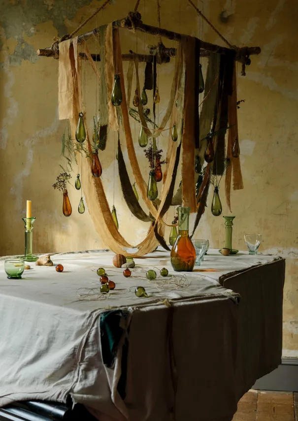 TOAST Glass|Christmas Decorations*Mixed Teardrop Glass Bauble Set