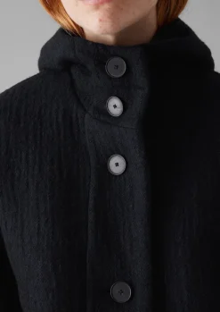 Women TOAST Coats & Jackets*Navy Wool Hooded Coat
