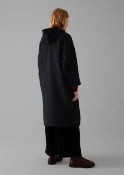 Women TOAST Coats & Jackets*Navy Wool Hooded Coat