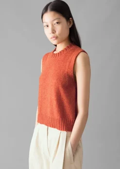 Women TOAST Knitwear*Neat Mouline Wool Tank