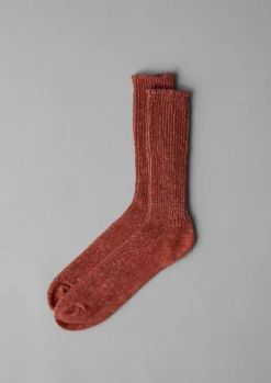 TOAST Socks*Nishiguchi Kutsushita Marled Hemp Cotton Socks