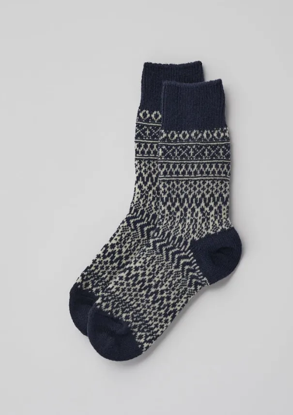 Women TOAST Socks & Tights*Nishiguchi Kutsushita Wool Jacquard Socks