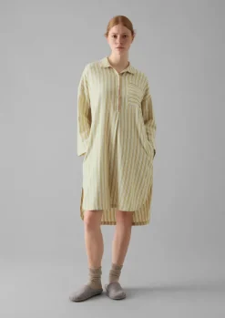 Women TOAST Nightwear*Nova Stripe Flannel Nightshirt