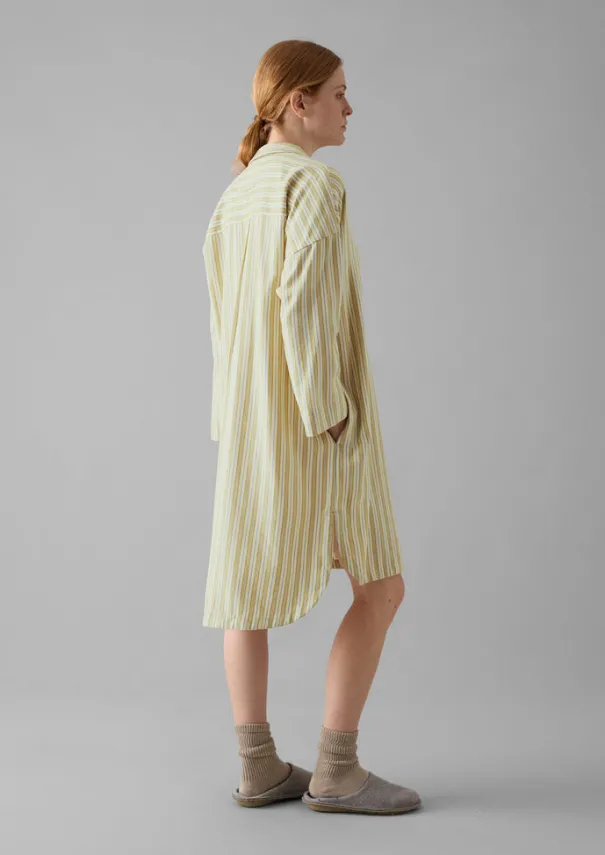 Women TOAST Nightwear*Nova Stripe Flannel Nightshirt