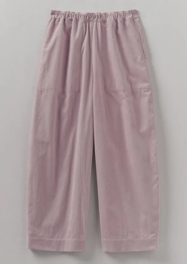 Women TOAST Cord|Loungewear*Organic Cord Barrel Leg Trousers