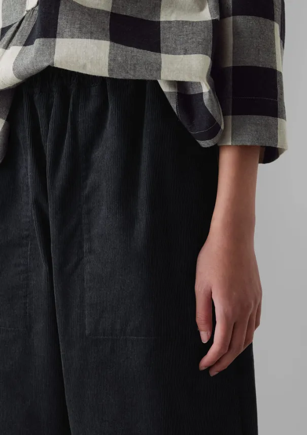 Women TOAST Cord|Loungewear*Organic Cord Barrel Leg Trousers