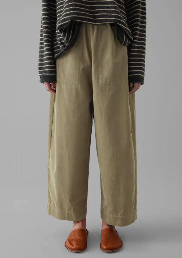 Women TOAST Cord|Loungewear*Organic Cord Barrel Leg Trousers