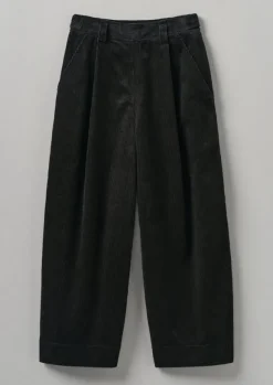 Women TOAST Cord|Trousers*Organic Cord Pleat Front Trousers