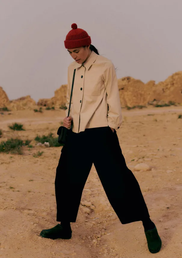 Women TOAST Cord|Trousers*Organic Cord Pleat Front Trousers