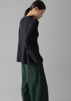 Women TOAST Linen|Jersey*Organic Cotton Linen Easy Sweater