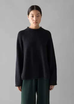 Women TOAST Linen|Jersey*Organic Cotton Linen Easy Sweater