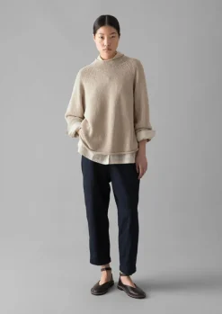 Women TOAST Linen|Jersey*Organic Cotton Linen Easy Sweater