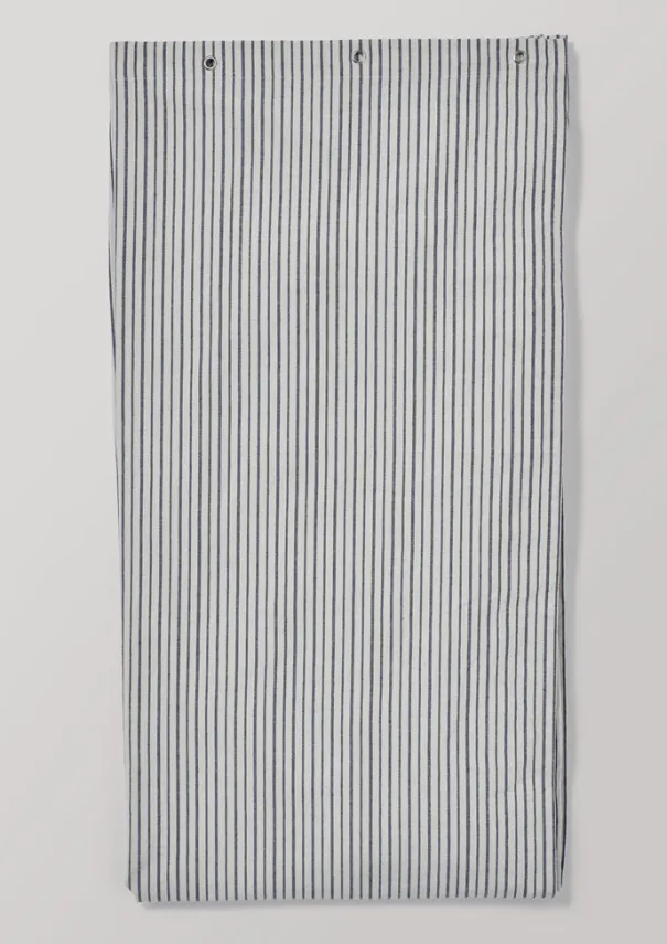TOAST Bathroom*Organic Cotton Pyjama Stripe Shower Curtain