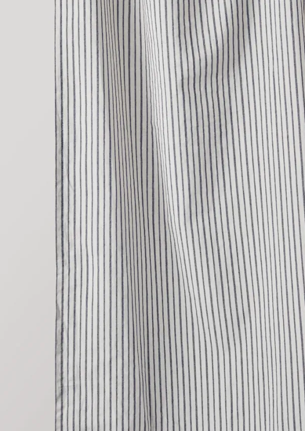 TOAST Bathroom*Organic Cotton Pyjama Stripe Shower Curtain