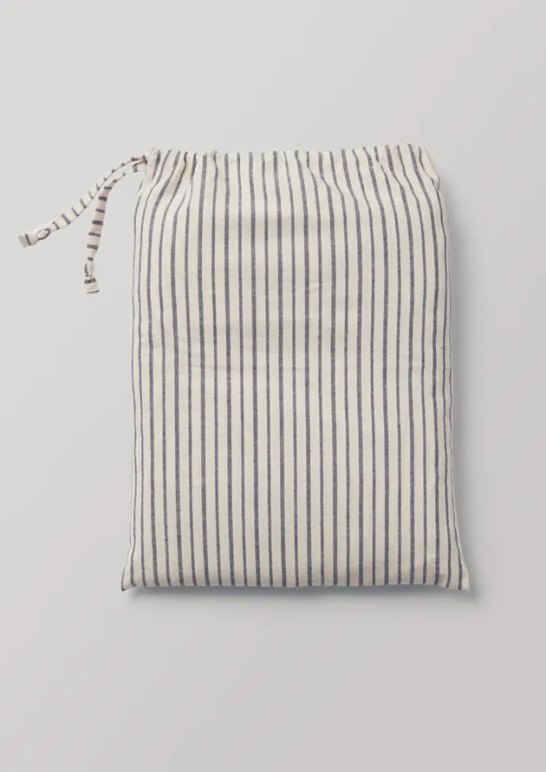 TOAST Bathroom*Organic Cotton Pyjama Stripe Shower Curtain