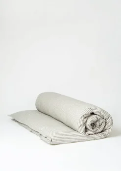 TOAST Textiles|Bed Linen*Organic Cotton Ticking Stripe Duvet Cover