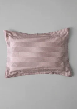 TOAST Textiles|Bed Linen*Organic Cotton Ticking Stripe Oxford Pillowcase