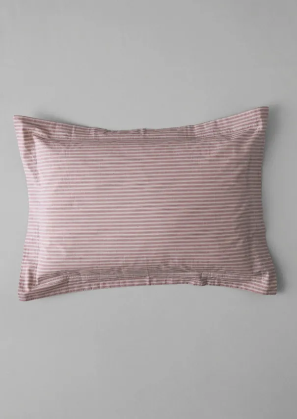 TOAST Textiles|Bed Linen*Organic Cotton Ticking Stripe Oxford Pillowcase