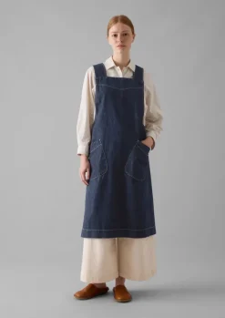 TOAST Outdoor|Aprons & Tea Towels*Organic Denim Cross Back Apron