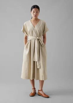 Women TOAST Cord|Dresses*Organic Needlecord Wrap Front Dress