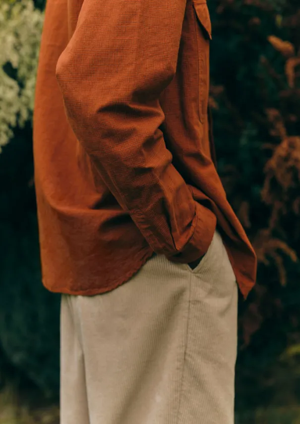 TOAST Workwear|Shirts*Overdyed Check Workwear Shirt