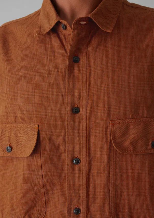 TOAST Workwear|Shirts*Overdyed Check Workwear Shirt
