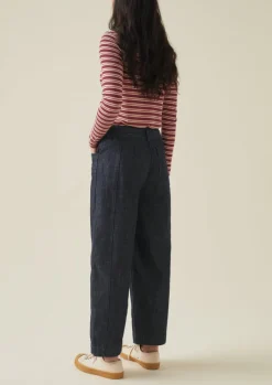 Women TOAST Denim|Workwear*Panelled Organic Denim Trousers