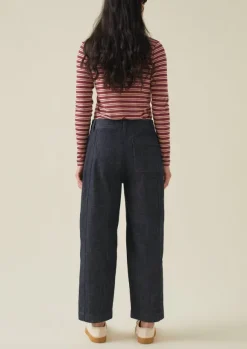 Women TOAST Denim|Workwear*Panelled Organic Denim Trousers
