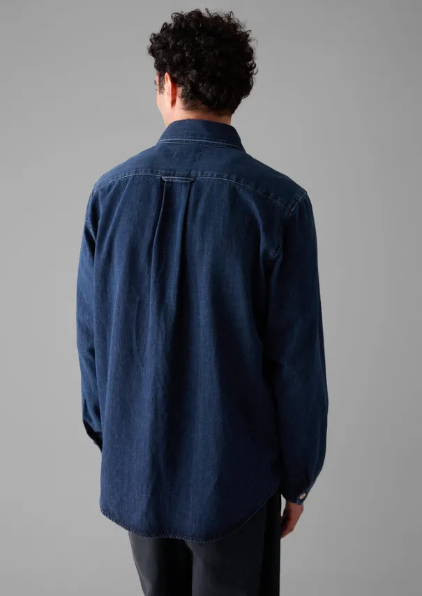 TOAST Denim|Workwear*Patch Pocket Denim Shirt