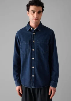TOAST Denim|Workwear*Patch Pocket Denim Shirt