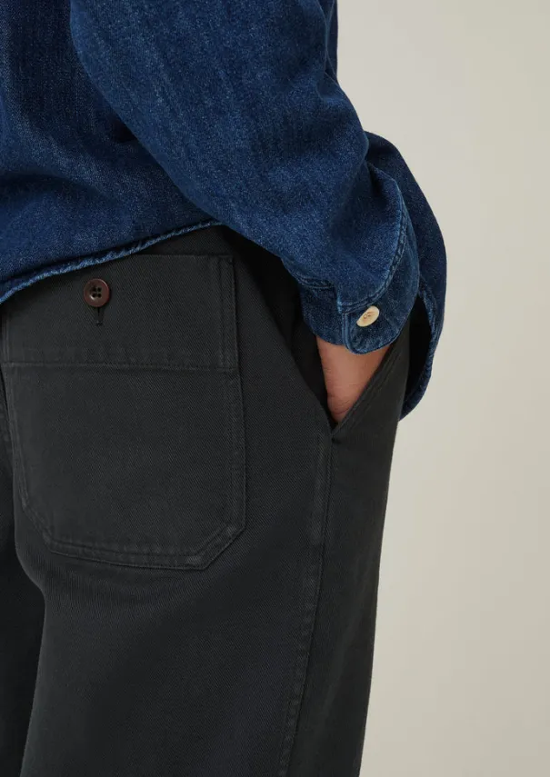 TOAST Denim|Workwear*Patch Pocket Denim Shirt