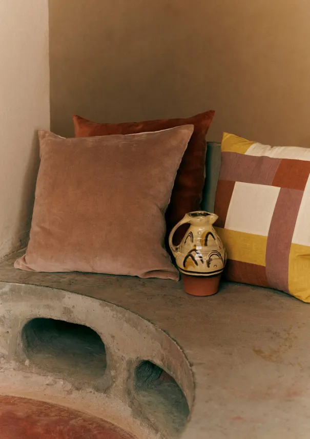 TOAST Textiles|Cushions & Covers*Patchwork Linen Cushion Cover