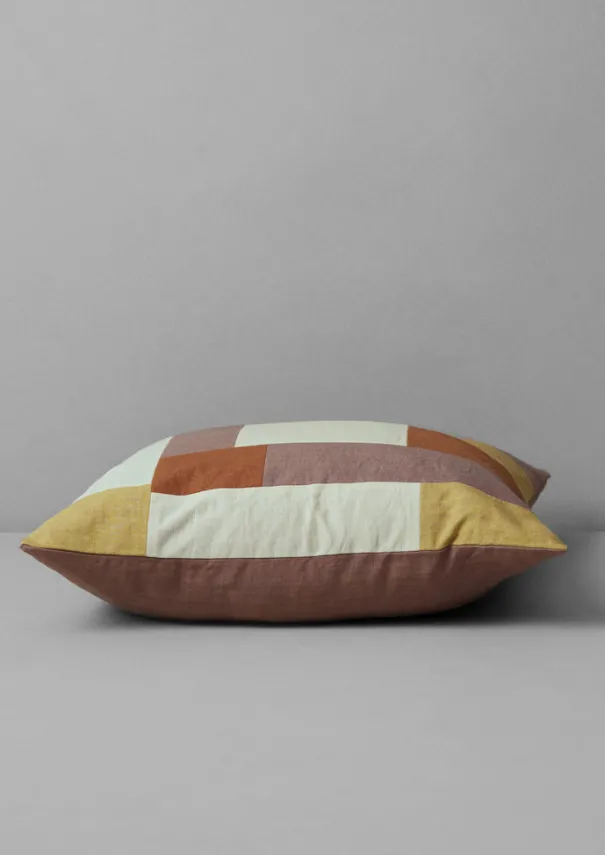 TOAST Textiles|Cushions & Covers*Patchwork Linen Cushion Cover