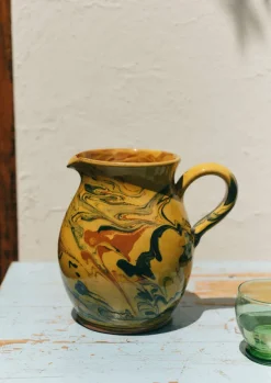 TOAST Ceramics*Poterie Barbotine Marbled Pitcher