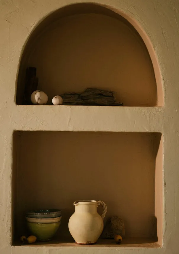 TOAST Ceramics*Poterie Barbotine Twisted Handle Pitcher