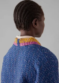 Women TOAST Gowns|Nightwear*Repurposed Ikat Kantha Jacket