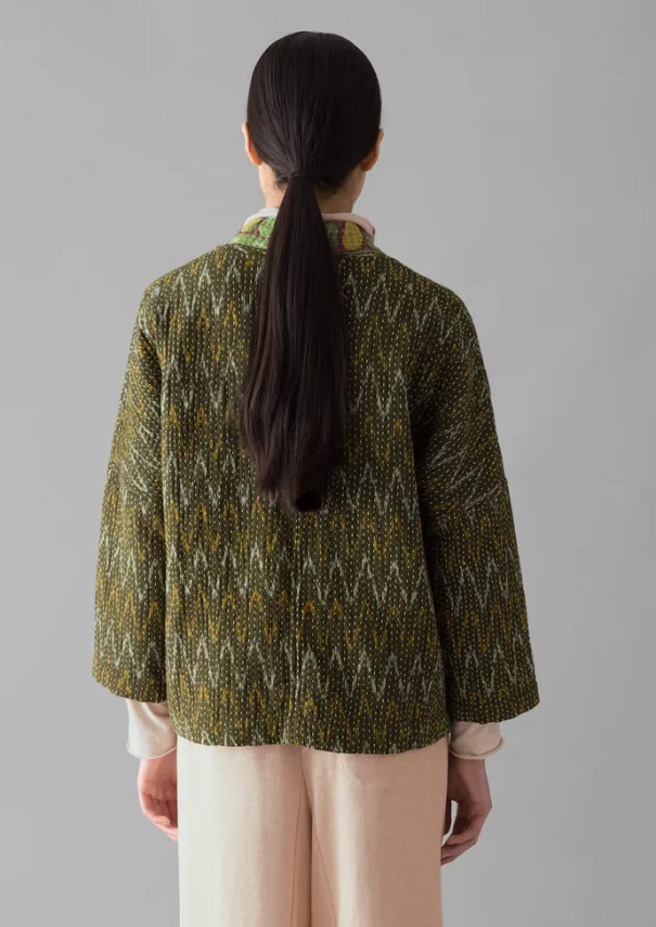 Women TOAST Gowns|Nightwear*Repurposed Ikat Kantha Jacket